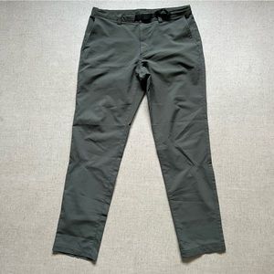 Army Green Men’s Muji Casual Wear Pants with built in belt